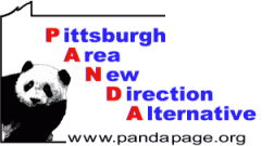 PANDA logo; you are at the Hompage